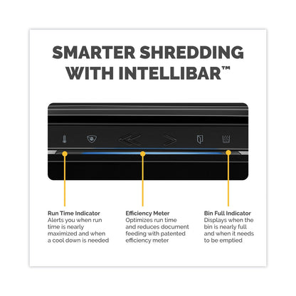 Fellowes Powershred LX200 Micro-Cut Shredder, 12 Manual Sheet Capacity, Black