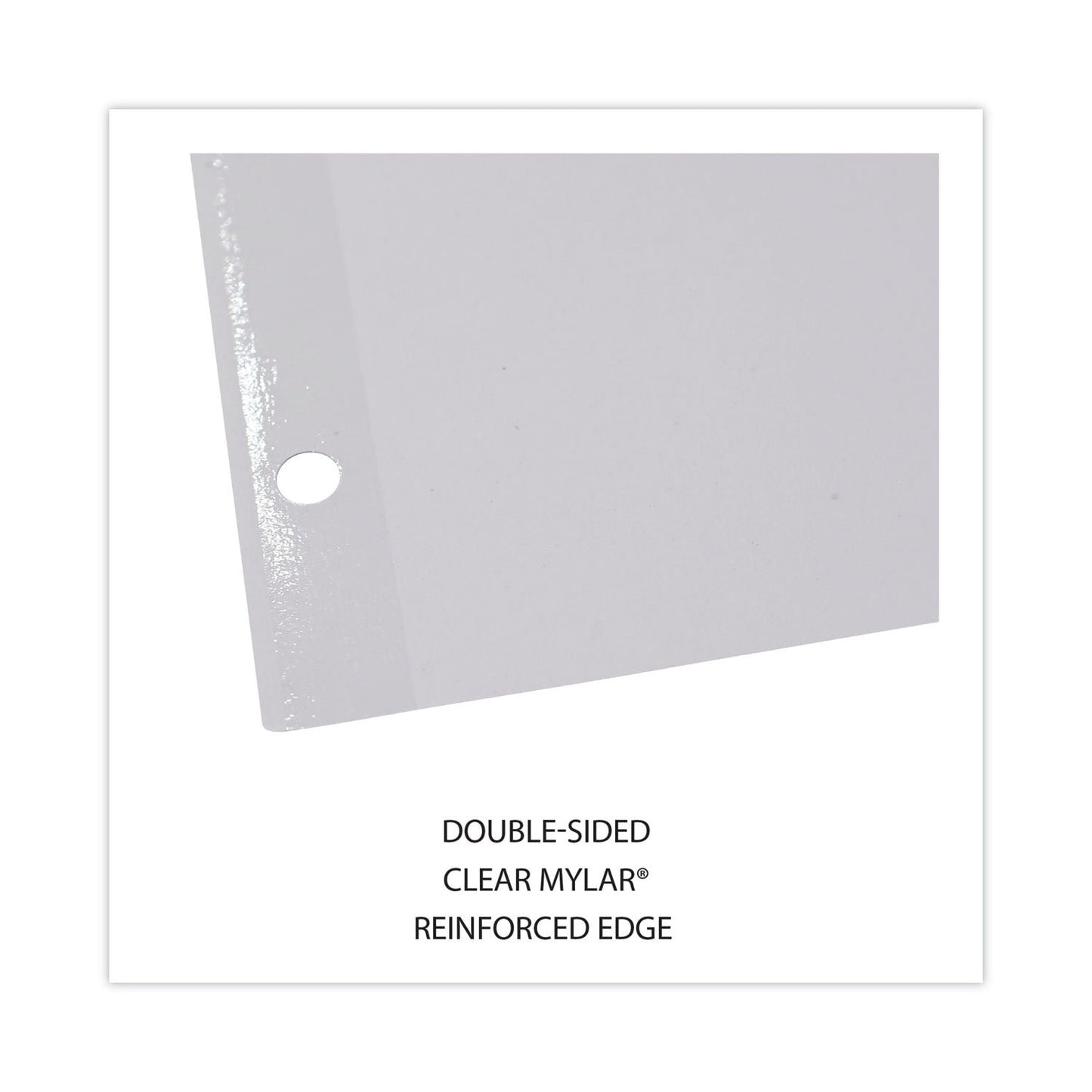 Universal Self-Tab Index Dividers, 8-Tab, 11 x 8.5, White, 24 Sets
