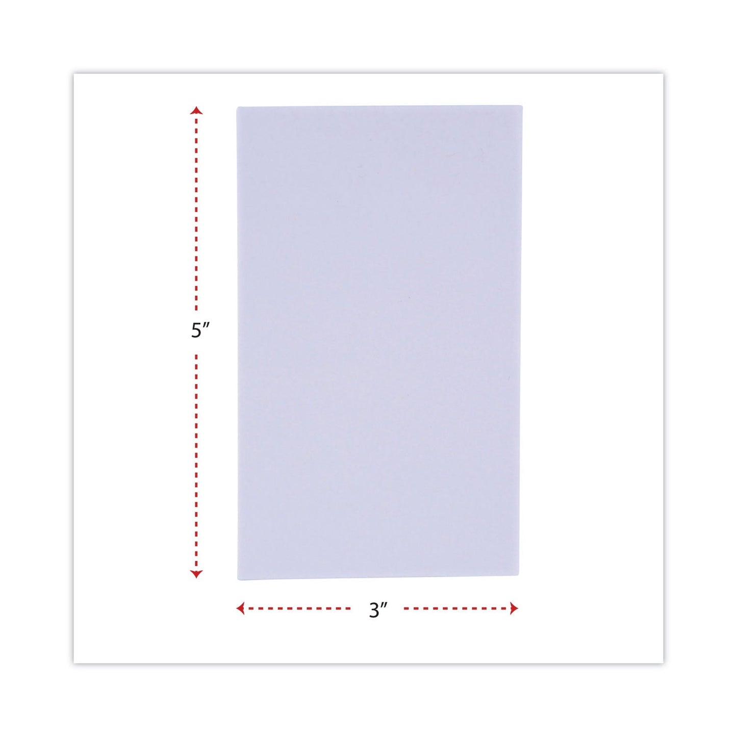 Universal Scratch Pad Value Pack, Unruled, 3 x 5, White, 100 Sheets, 180/Carton