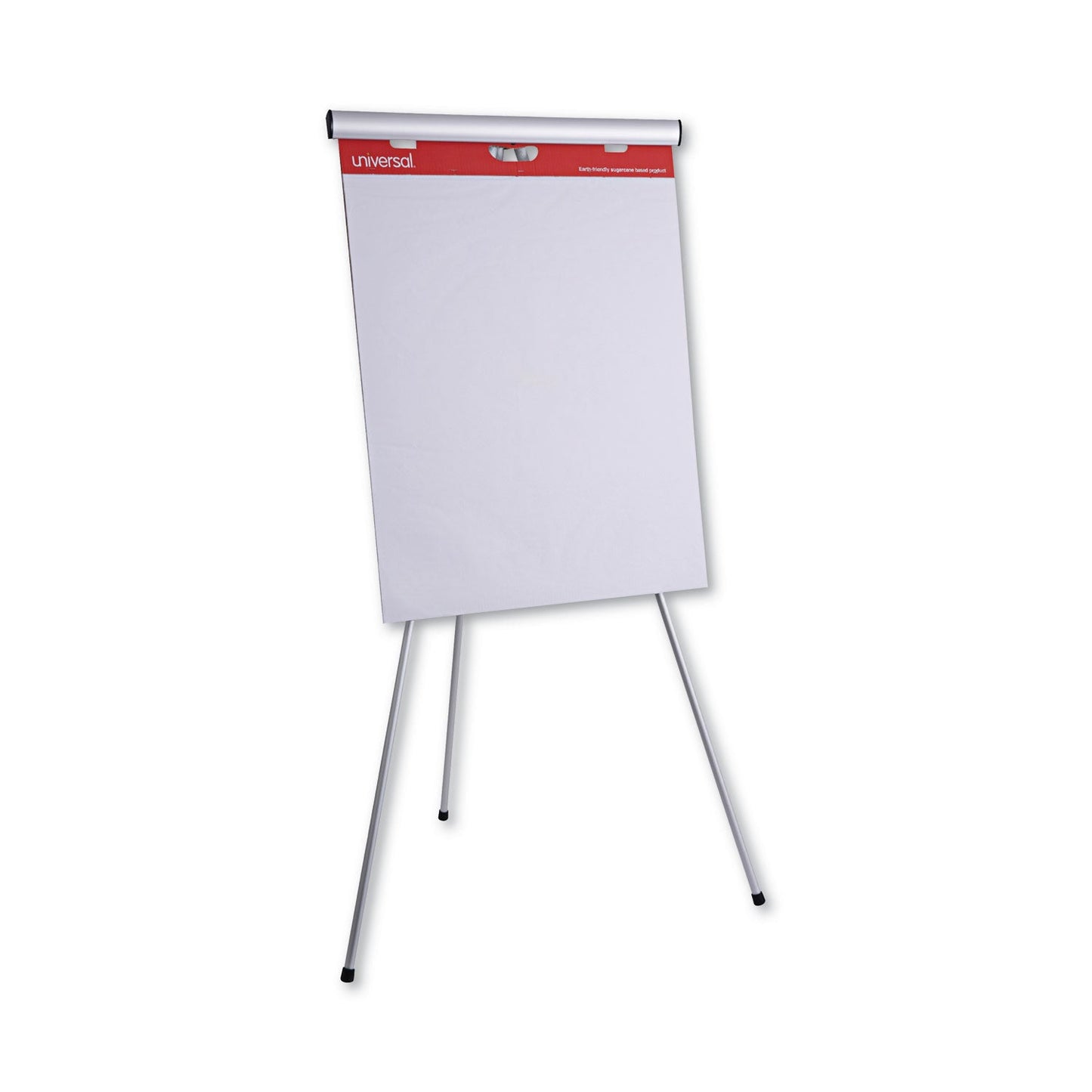 Universal Renewable Resource Sugarcane Based Easel Pads, Unruled, 27 x 34, White, 50 Sheets, 2/Carton