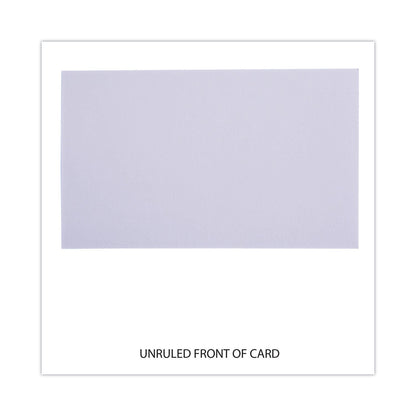 Universal Ruled Index Cards, 3 x 5, White, 100/Pack