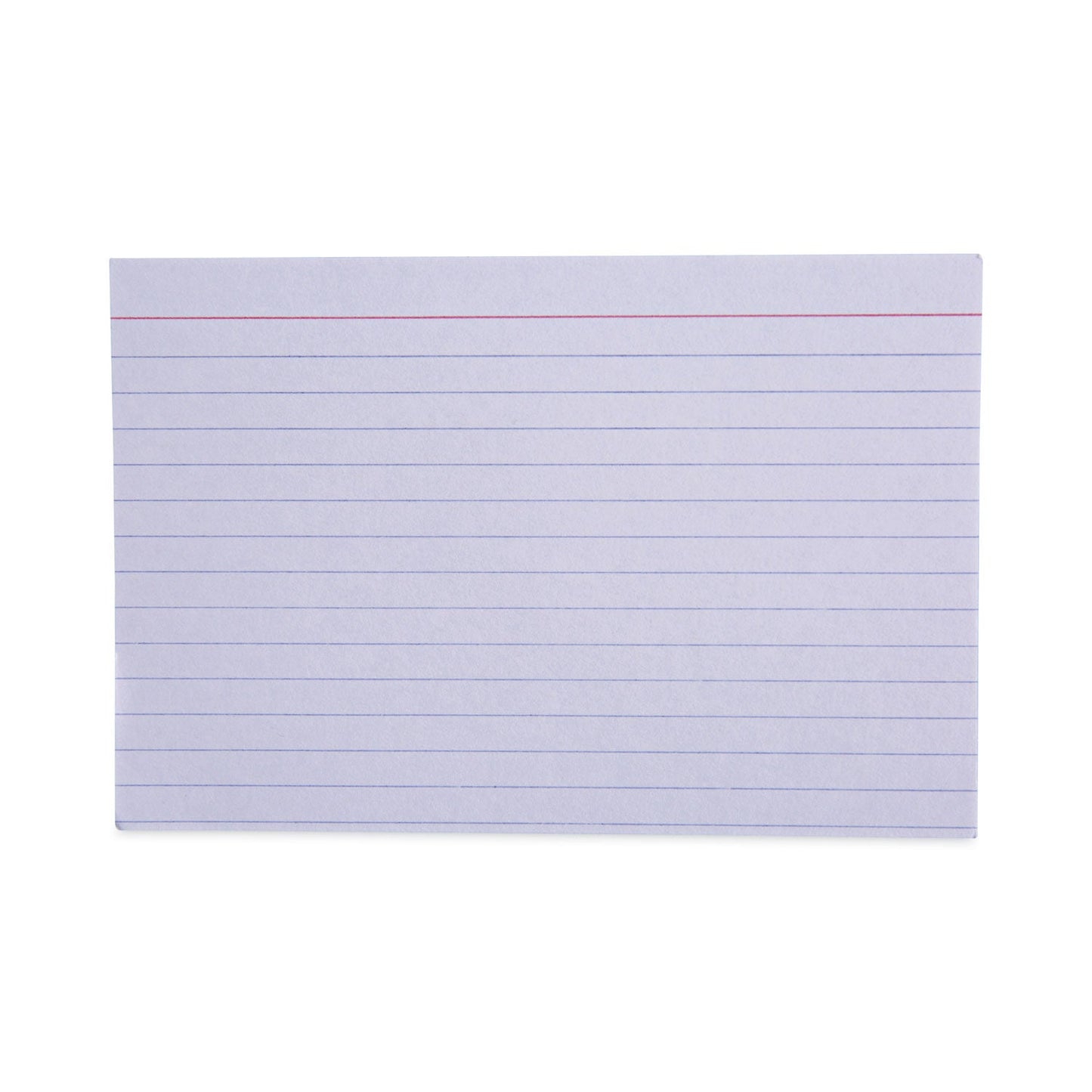 Universal Ruled Index Cards, 4 x 6, White, 100/Pack