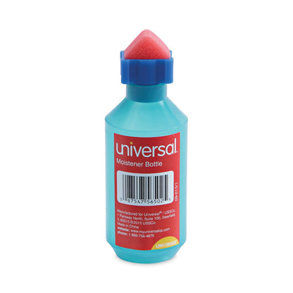 Universal Squeeze Bottle Moistener, 2 oz, Blue