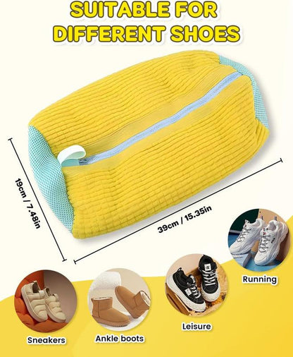 Washing Machine Shoe Bag, Durable Zipper Shoes Removable Washing Bags, Shoe Storage Bag, Laundry Tools & Accessories for Laundry Room Organiser, Home Laundry Room, Laundry Products