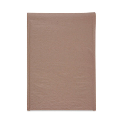 Universal Natural Self-Seal Cushioned Mailer, #5, Barrier Bubble Air Cell Cushion, Self-Adhesive Closure, 10.5 x 16, Kraft, 80/Carton