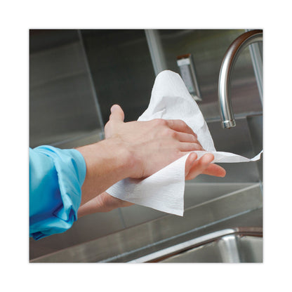 Kleenex Hard Roll Paper Towels with Premium Absorbency Pockets, 8" x 425 ft, 1.5" Core, White, 12 Rolls/Carton