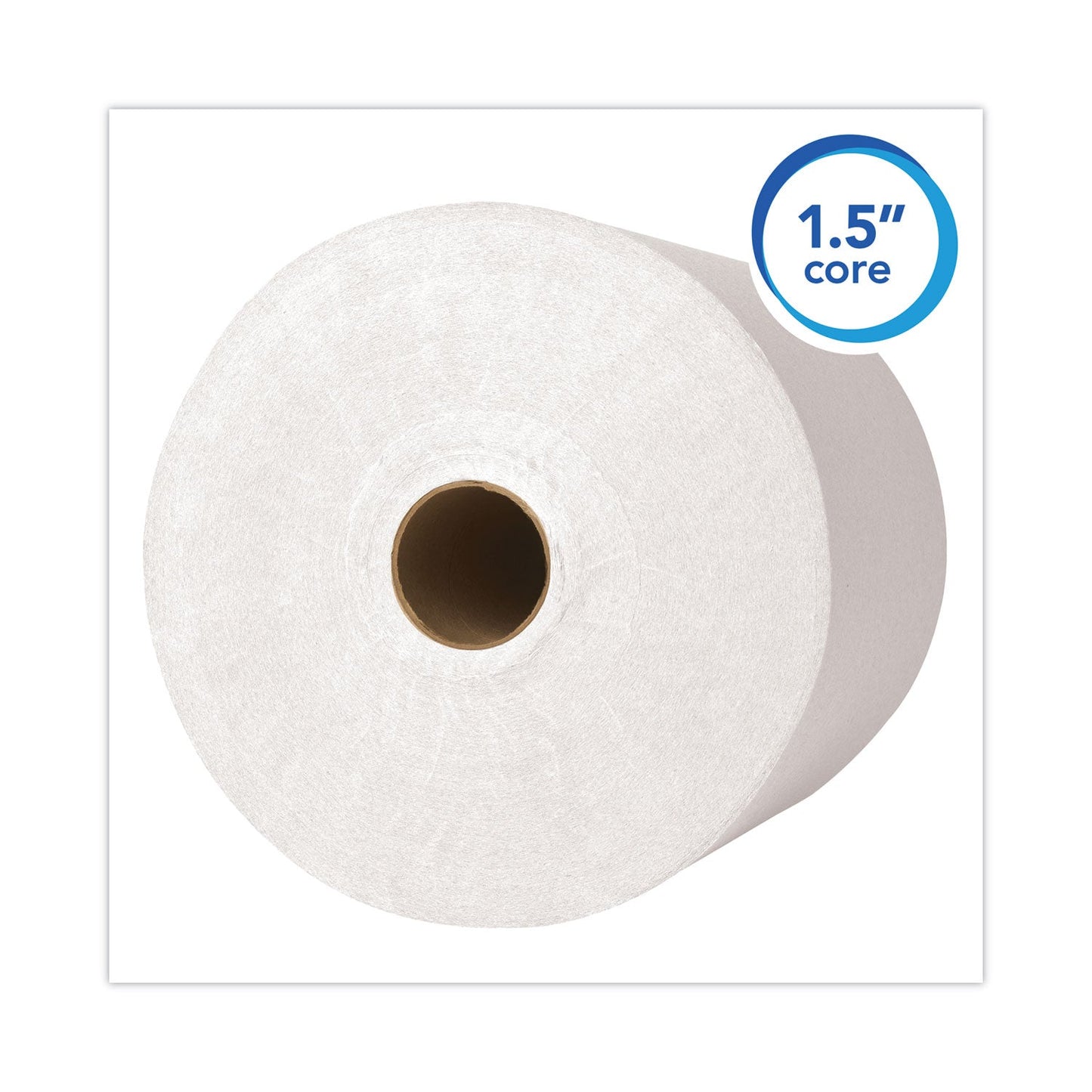 Kleenex Hard Roll Paper Towels with Premium Absorbency Pockets, 8" x 425 ft, 1.5" Core, White, 12 Rolls/Carton