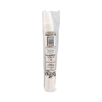 Dart White Paper Water Cups, 3 oz, 100/Pack