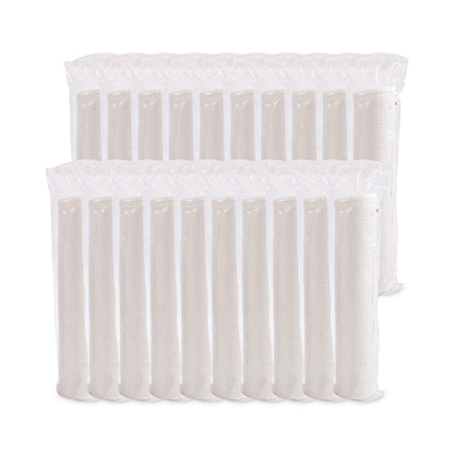 Dart Lift Back and Lock Tab Cup Lids for Foam Cups, Fits 10 oz Trophy Cups, White, 2,000/Carton