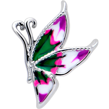 16G 5/16 Profile Butterfly Labret Monroe Tragus