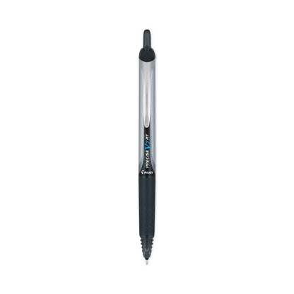 Pilot Precise V7RT Roller Ball Pen, Retractable, Fine 0.7 mm, Black Ink, Black Barrel