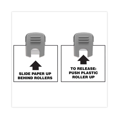 Advantus Grip-A-Clip Magnetic/Adhesive Clips, 0.13" Jaw Capacity, Gray, 10/Box