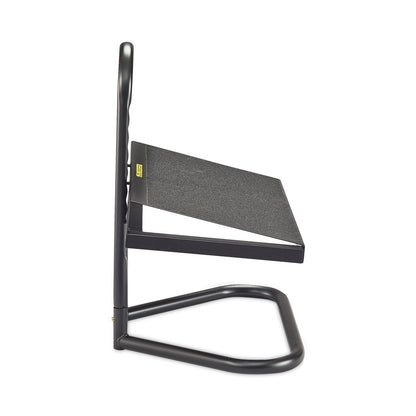 Safco Task Master Adjustable Height Footrest, 20w x 12d x 5.5 to 15h, Black