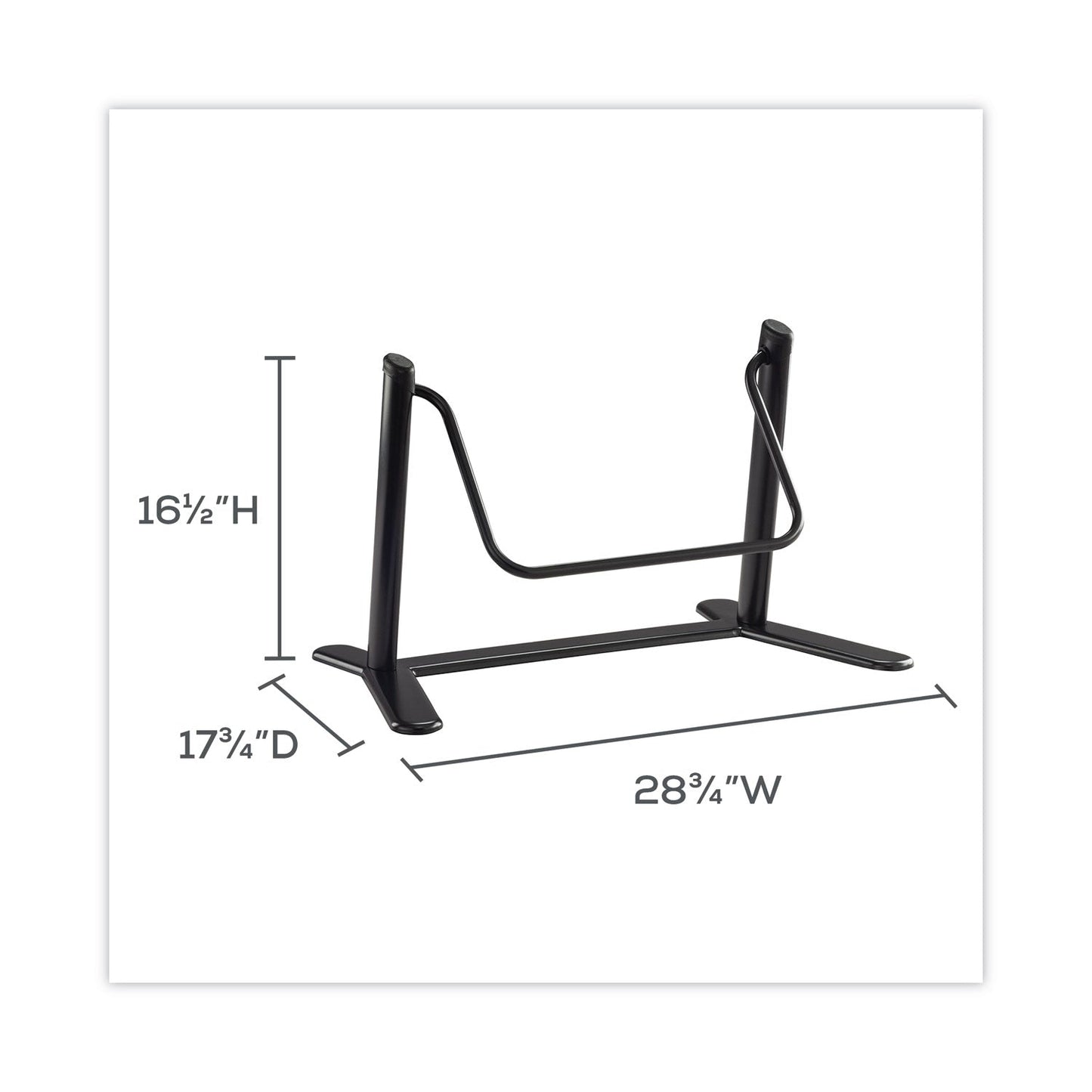 Safco Dynamic Footrest, 29w x 17.75d x 16.5h, Black