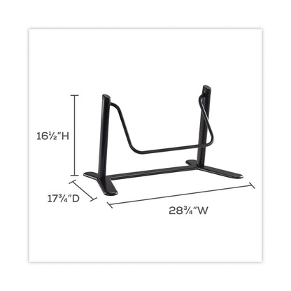 Safco Dynamic Footrest, 29w x 17.75d x 16.5h, Black