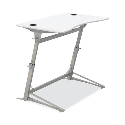 Safco Verve Standing Desk, 47.25" x 31.75" x 36" to 42", White