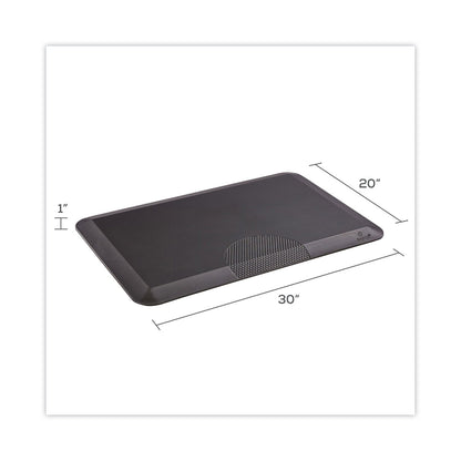 Safco Anti-Fatigue Mat, 20 x 30, Black