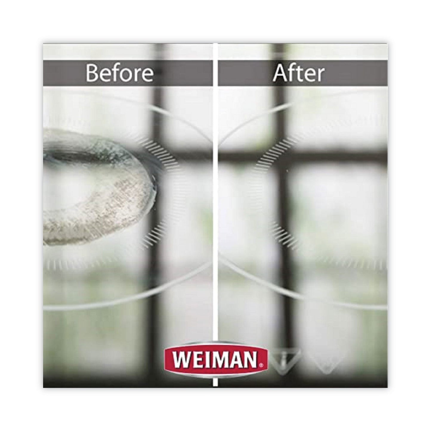 WEIMAN Glass Cook Top Cleaner and Polish, 20 oz, Squeeze Bottle, 6/CT
