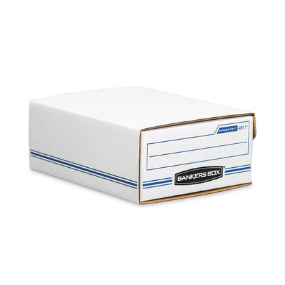 Bankers Box LIBERTY BINDER-PAK, Letter Files, 9.13" x 11.38" x 4.38", White/Blue