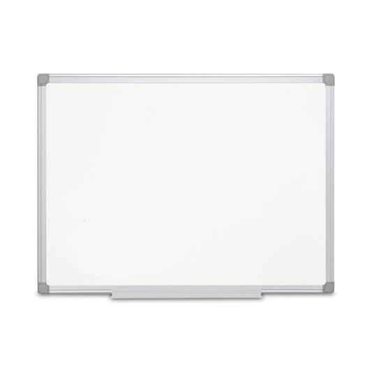 MasterVision Earth Ceramic Dry Erase Board, 24x36, Aluminum Frame