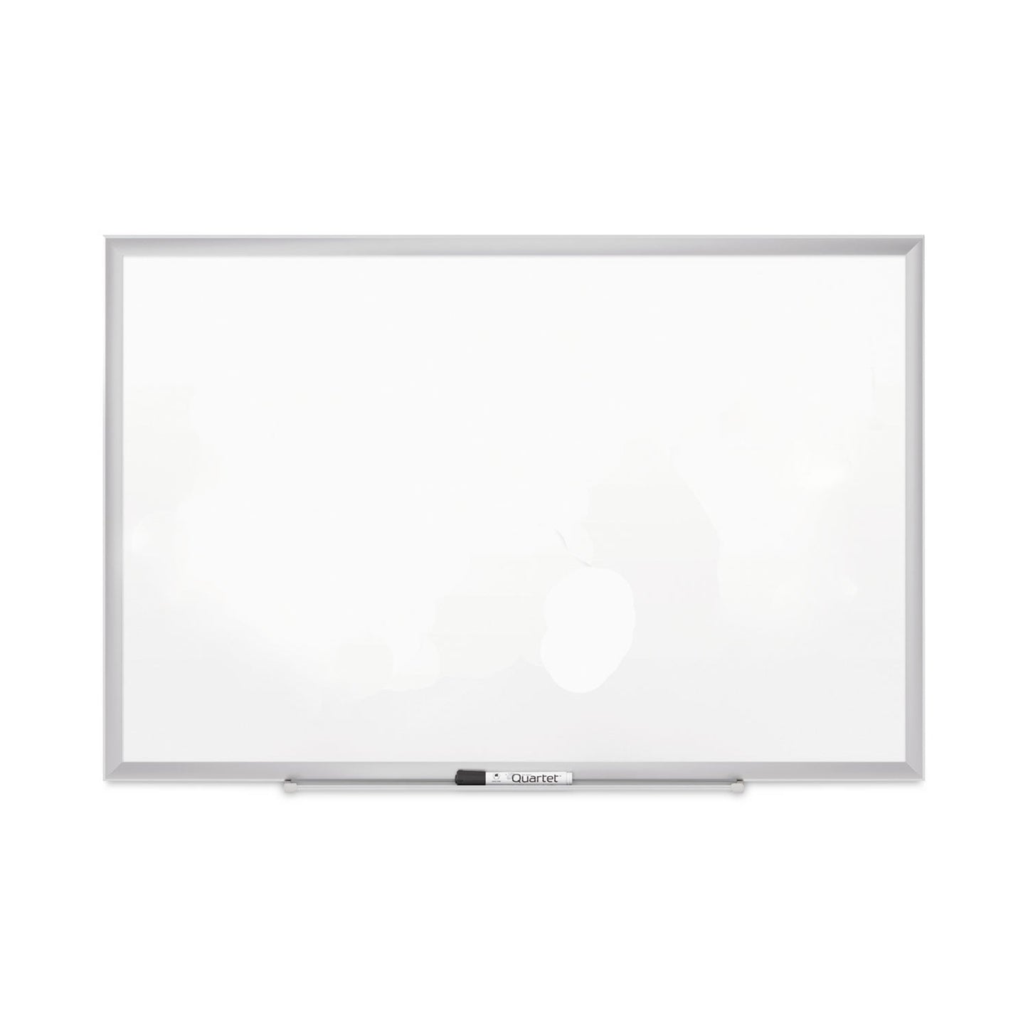 Quartet Classic Series Porcelain Magnetic Board, 48 x 36, White, Silver Alum. Frame