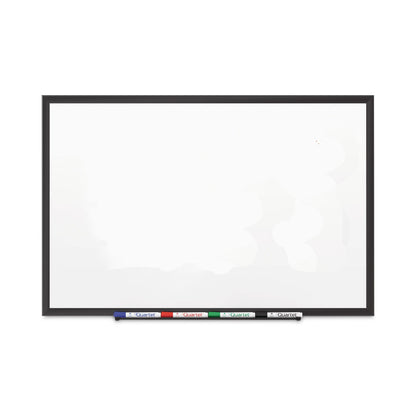 Quartet Classic Porcelain Magnetic Whiteboard, 72 x 48, Black Aluminum Frame