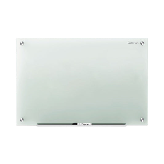 Quartet Infinity Magnetic Glass Marker Board, 72 x 48, White