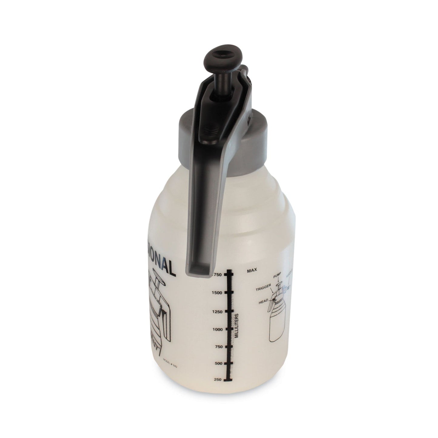 TOLCO Model 942 Pump-Up Sprayer, 2 qt, Gray/Natural