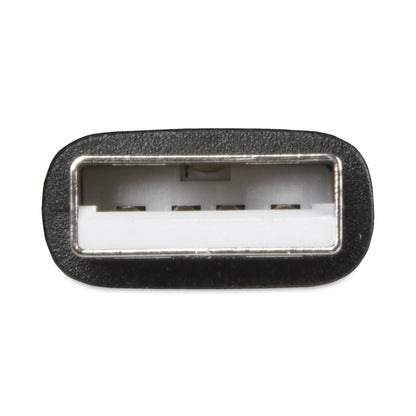 JENSEN USB-A to USB-C Cable, 6 ft, Black