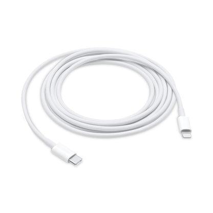 JENSEN USB-C to Lightning Cable, 6 ft, White