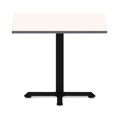 Alera Hospitality Series Single-Column Bases, 27.5" Diameter, 28.5"h, 300 lb Cap, Steel, Black