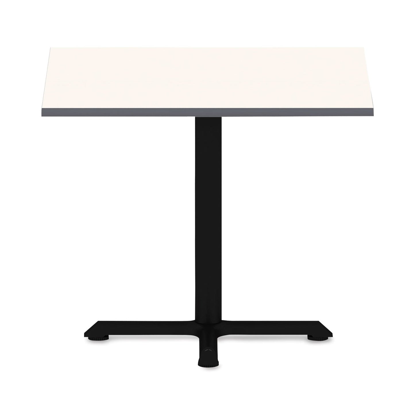 Alera Hospitality Series Single-Column Bases, 27.5" Diameter, 28.5"h, 300 lb Cap, Steel, Black