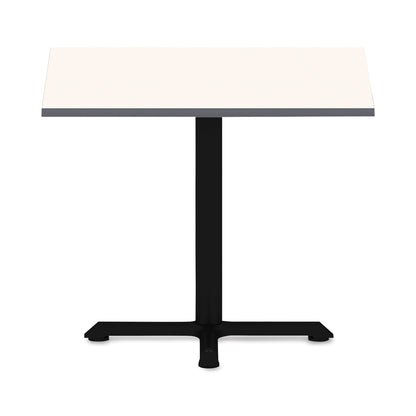 Alera Hospitality Series Single-Column Bases, 27.5" Diameter, 28.5"h, 300 lb Cap, Steel, Black