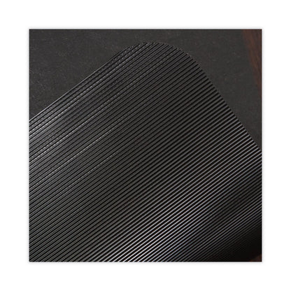 ES Robbins Floor+Mate, For Hard Floor to Medium Pile Carpet up to 0.75", 36 x 48, Black