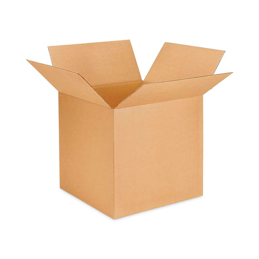 Universal Fixed-Depth Brown Corrugated Shipping Boxes, Regular Slotted Container (RSC), Large, 12" x 12" x 7", Brown Kraft, 25/Bundle