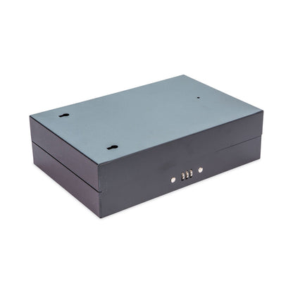CONTROLTEK Combination Lockable Key Cabinet, 28-Key, Metal, Black, 7.75 x 3.25 x 11.5