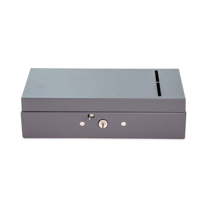 CONTROLTEK Steel Bond Box, 1 Compartment, 10.4 x 5.4 x 3.1, Gray