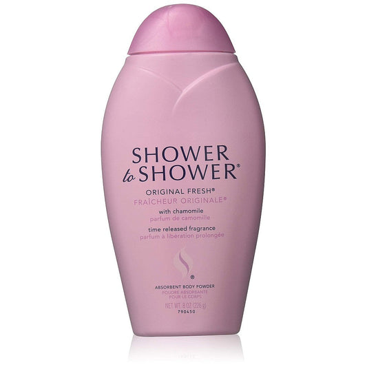 Shower To Shower Absorbent Original Fresh Body Powder 8 Oz