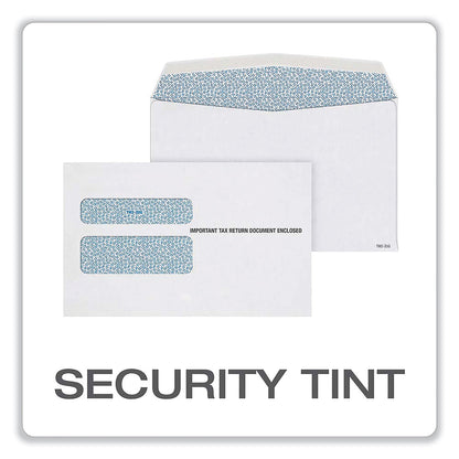 Adams W-2 Peel and Seal Envelopes, Commercial Flap, Self-Adhesive Closure, 5.63 x 9, White, 15/Pack