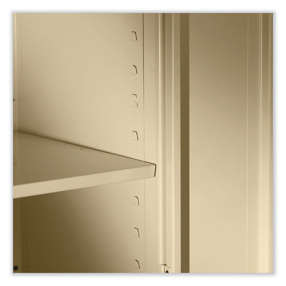 Tennsco 72" High Standard Cabinet (Unassembled), 36 x 18 x 72, Light Gray