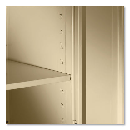 Tennsco 78" High Deluxe Cabinet, 36w x 18d x 78h, Putty