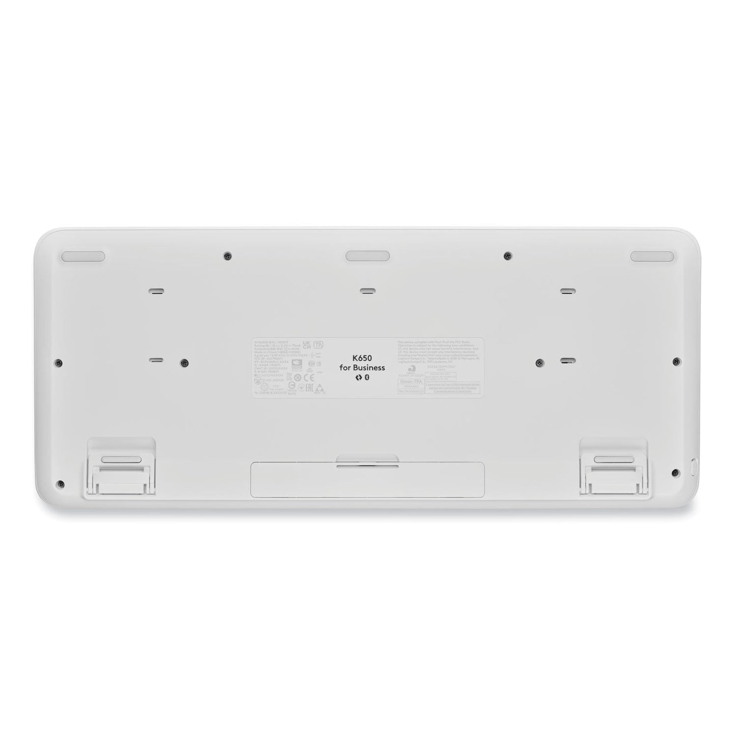 Logitech Signature MK650 Wireless Keyboard and Mouse Combo for Business, 2.4 GHz Frequency/32 ft Wireless Range, Off White