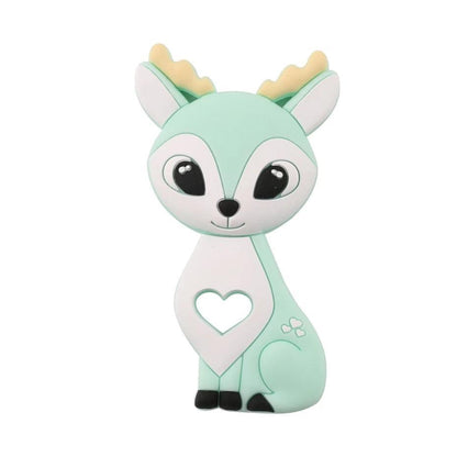 Baby Teether Silicone Rabbit Food Grade Bunny Teether Nursing Teething  Accessories Silicone Animal Teether For Kids and Baby