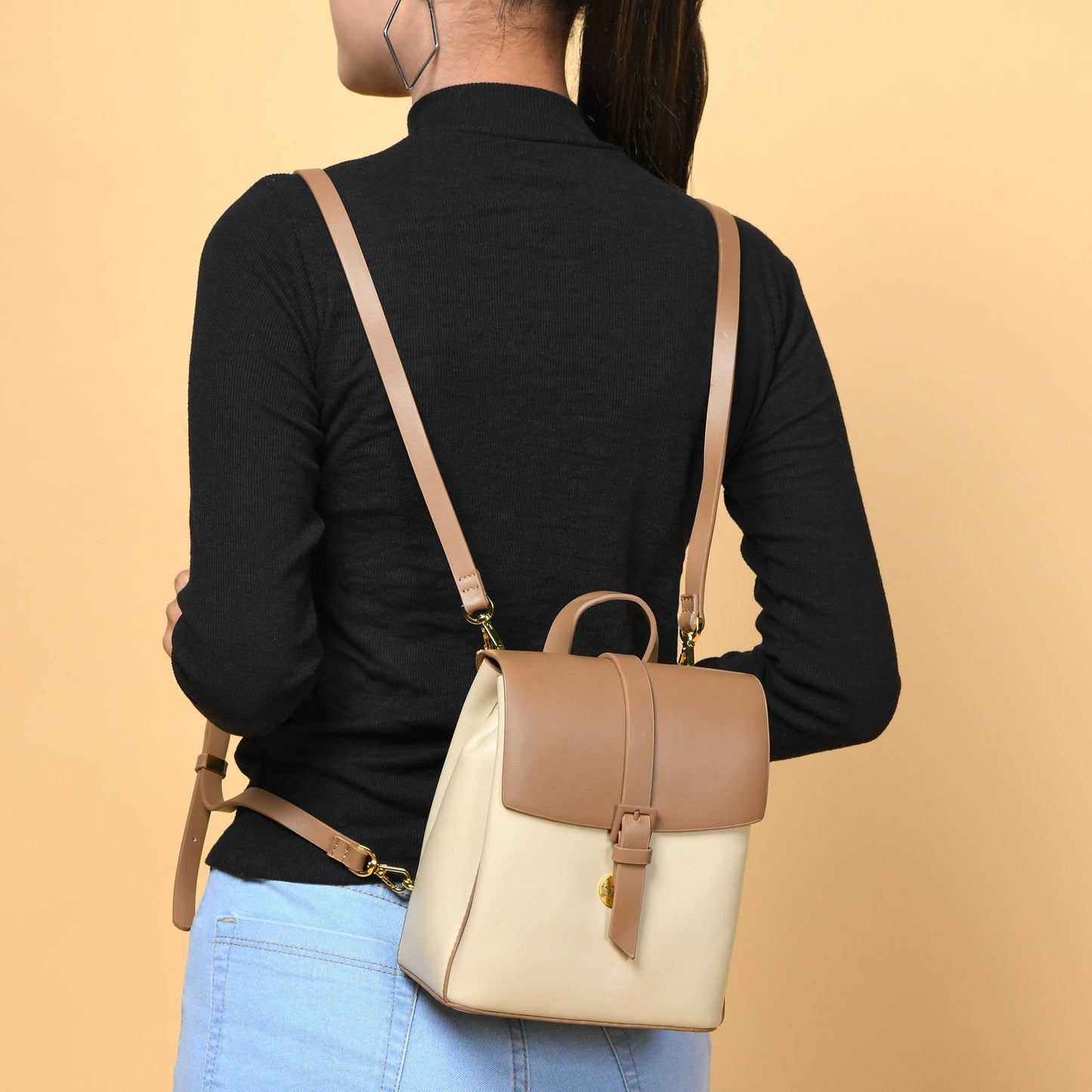 Claire Women's Backpack - Brown