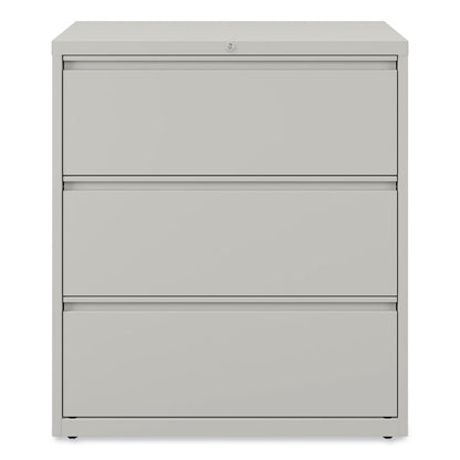 Alera Lateral File, 3 Legal/Letter/A4/A5-Size File Drawers, Light Gray, 36" x 18.63" x 40.25"