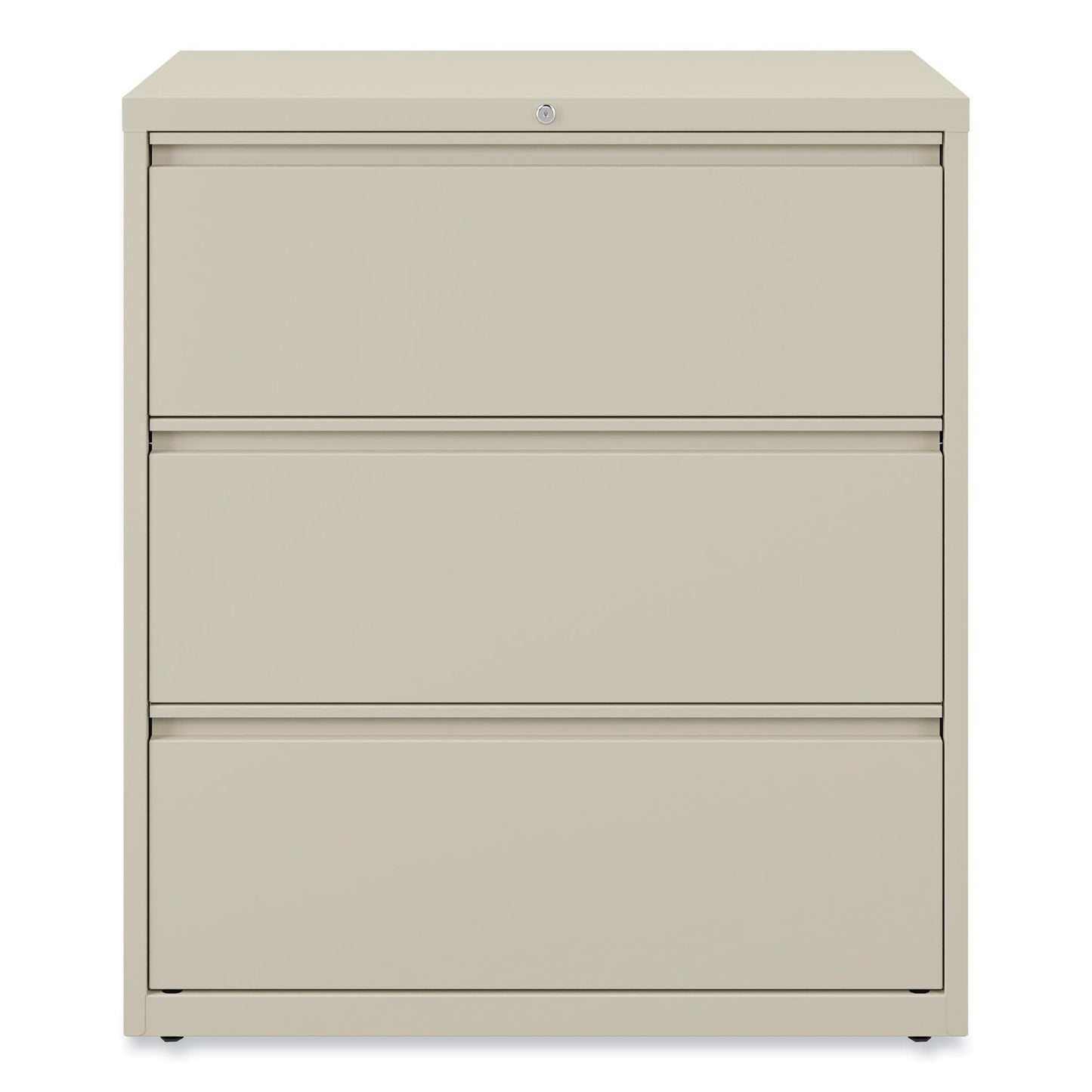 Alera Lateral File, 3 Legal/Letter/A4/A5-Size File Drawers, Putty, 36" x 18.63" x 40.25"