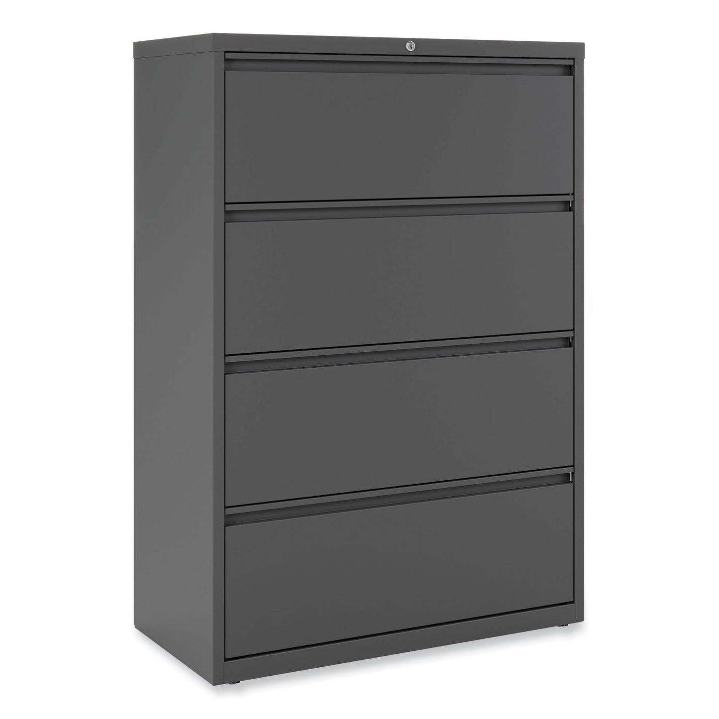 Alera Lateral File, 4 Legal/Letter/A4/A5-Size File Drawers, Charcoal, 36" x 18.63" x 52.5"