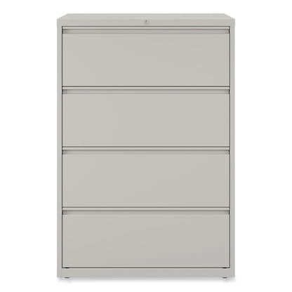 Alera Lateral File, 4 Legal/Letter-Size File Drawers, Light Gray, 36" x 18.63" x 52.5"