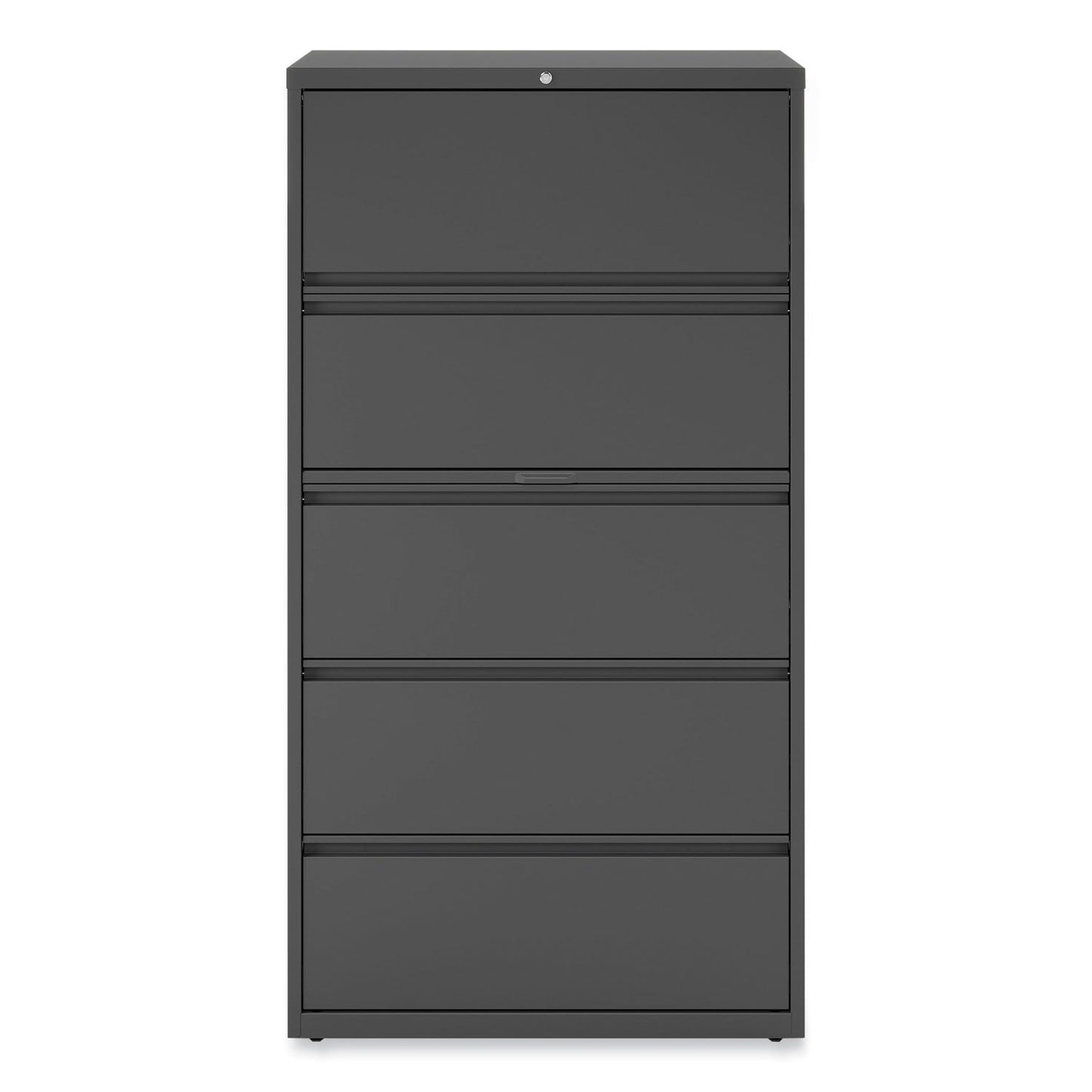 Alera Lateral File, 5 Legal/Letter/A4/A5-Size File Drawers, Charcoal, 36" x 18.63" x 67.63"