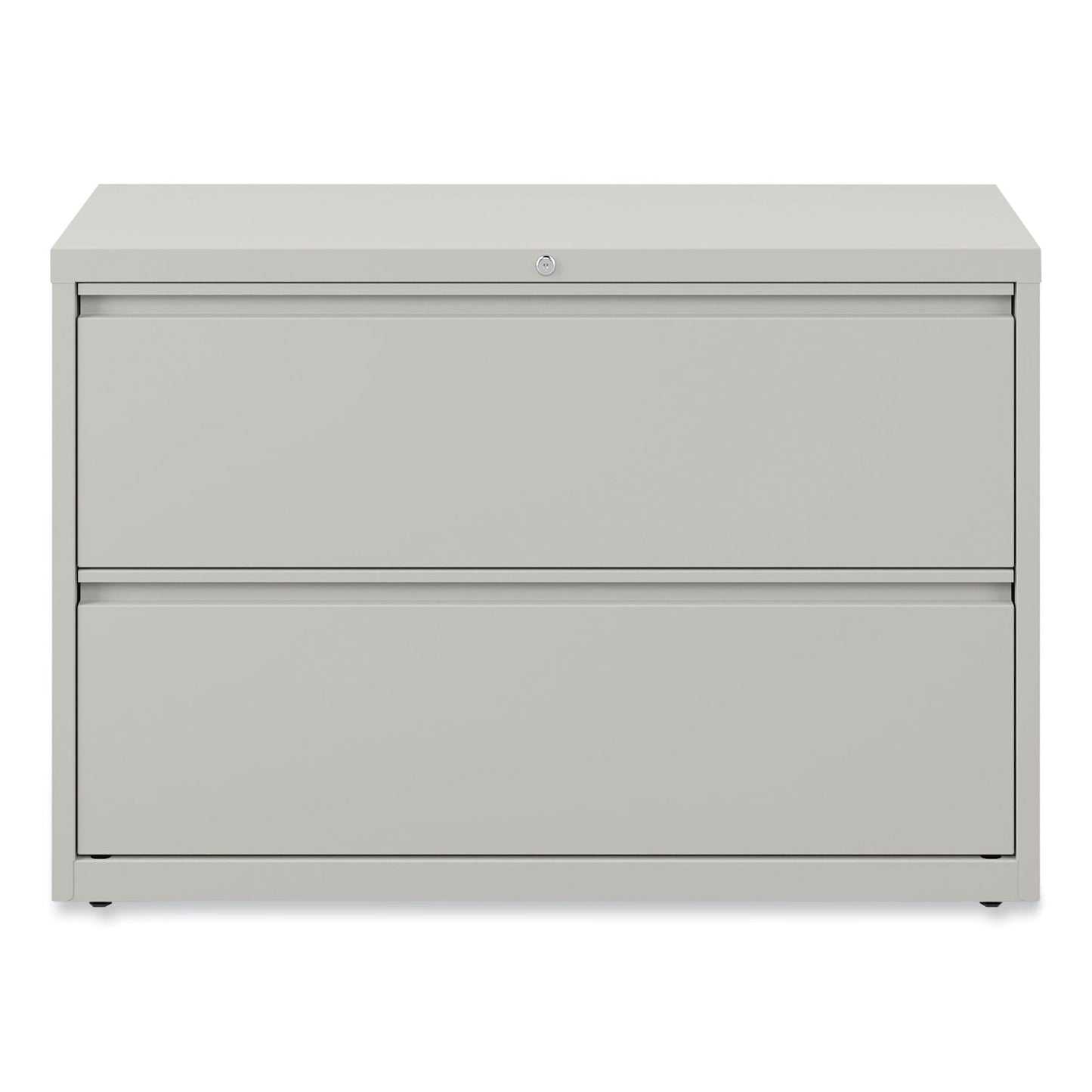Alera Lateral File, 2 Legal/Letter-Size File Drawers, Light Gray, 42" x 18.63" x 28"
